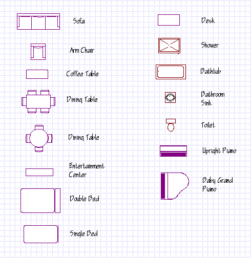 Furniture Symbols